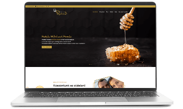 Őstermelő, méhészet weboldal készítés, webdesign weboldalkészítés, web fejlesztés, weboldal fejlesztés