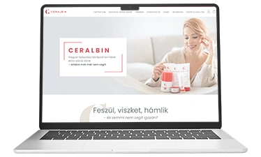 Weboldal fejlesztés, Ceralbin, bőrápolás