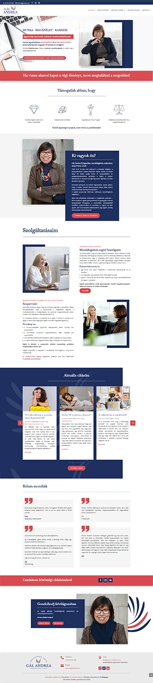 Személyes minőség 9-től 5-ig weboldal készítés webdesign